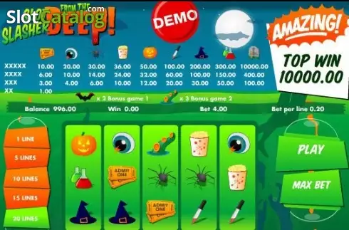 Οθόνη2. Slot Slasher Κουλοχέρης 