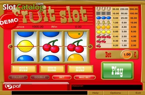 Οθόνη2. Fruit Slot (PAF) Κουλοχέρης