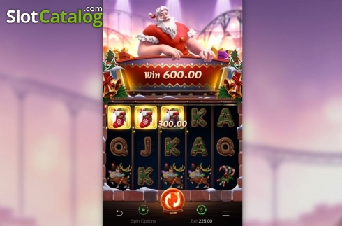 Οθόνη3. Santa’s Gift Rush Κουλοχέρης