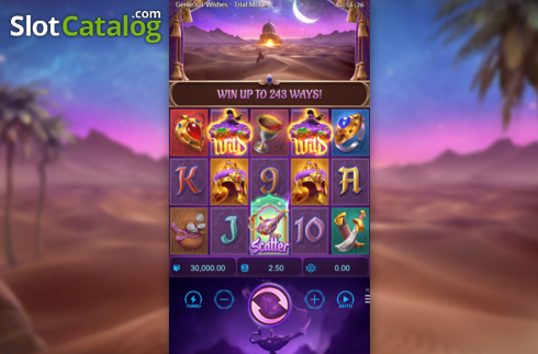 Οθόνη2. Genie's 3 Wishes Κουλοχέρης