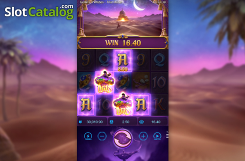 Οθόνη6. Genie's 3 Wishes Κουλοχέρης