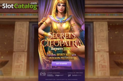 Οθόνη2. Secrets of Cleopatra Infinity Reels Κουλοχέρης