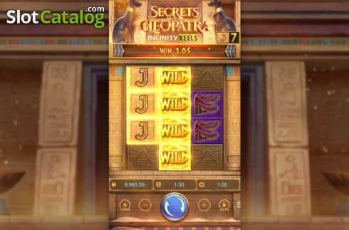 Οθόνη4. Secrets of Cleopatra Infinity Reels Κουλοχέρης