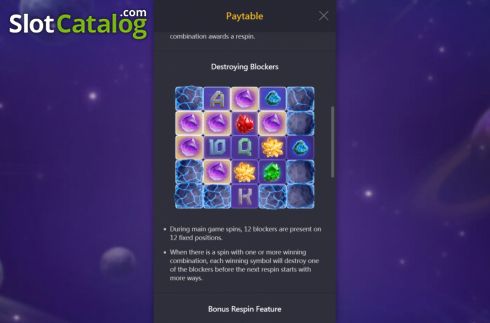 Οθόνη5. Galactic Gems Κουλοχέρης