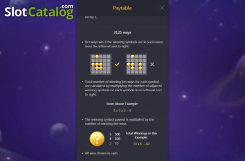 Οθόνη8. Galactic Gems Κουλοχέρης