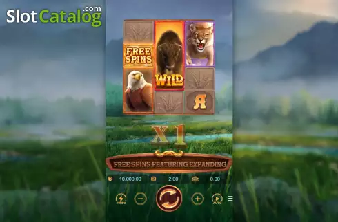 Οθόνη3. Buffalo Win Infinity Reels Κουλοχέρης