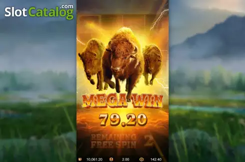 Οθόνη9. Buffalo Win Infinity Reels Κουλοχέρης