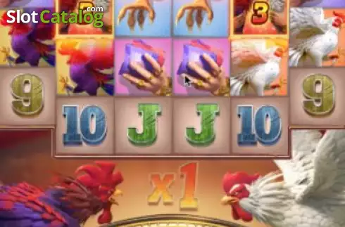 Οθόνη3. Rooster Rumble Κουλοχέρης 