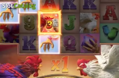 Οθόνη4. Rooster Rumble Κουλοχέρης 