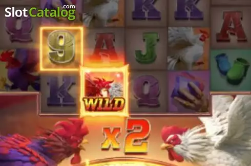 Οθόνη5. Rooster Rumble Κουλοχέρης 