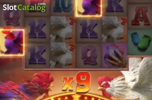Οθόνη7. Rooster Rumble Κουλοχέρης 