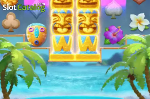 Οθόνη3. Hawaiian Tiki Κουλοχέρης