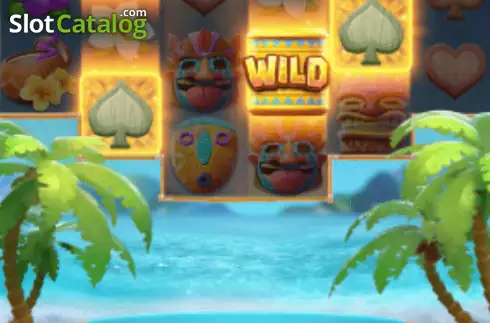 Οθόνη4. Hawaiian Tiki Κουλοχέρης