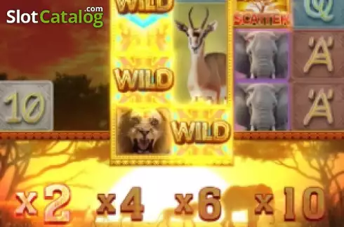 Οθόνη7. Safari Wilds Κουλοχέρης