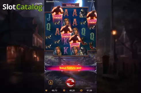 Οθόνη9. Werewolf's Hunt Κουλοχέρης