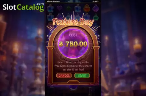 Οθόνη5. Mystic Potion Κουλοχέρης
