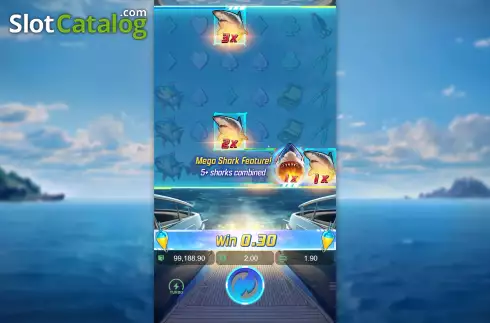 Οθόνη8. Shark Bounty (PG Soft) Κουλοχέρης 