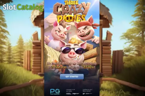 Οθόνη2. Three Crazy Piggies Κουλοχέρης
