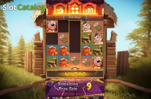 Οθόνη9. Three Crazy Piggies Κουλοχέρης