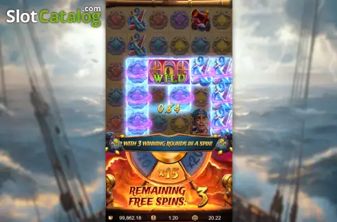 Οθόνη3. Kraken Gold Rush Κουλοχέρης