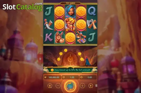 Οθόνη2. Alibaba's Cave of Fortune Κουλοχέρης