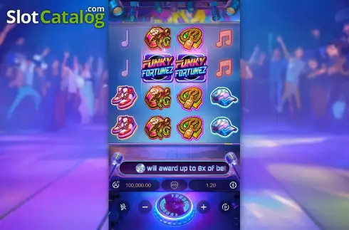 Οθόνη2. Funky Fortunez Κουλοχέρης