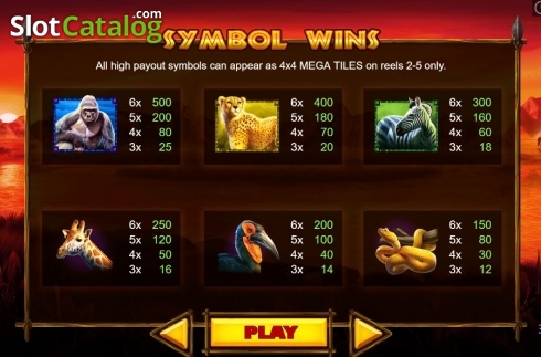 Οθόνη4. Rumble Rhino Κουλοχέρης