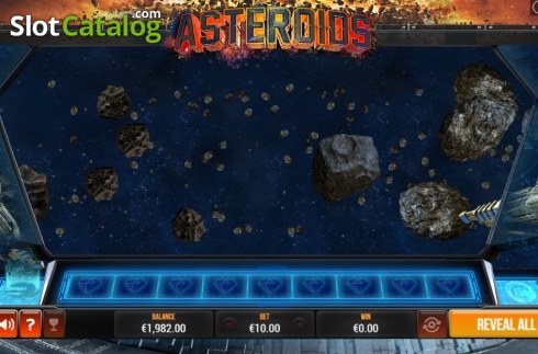 Οθόνη2. Asteroids Scratch Κουλοχέρης