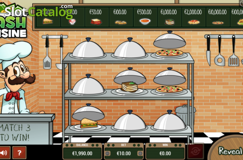 Οθόνη3. Cash Cuisine Scratch Κουλοχέρης