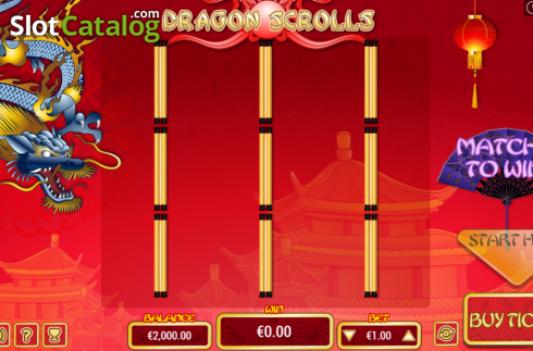 Οθόνη2. Dragon Scrolls Scratch Κουλοχέρης