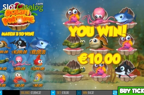 Οθόνη4. Ocean Fortune Scratch Κουλοχέρης