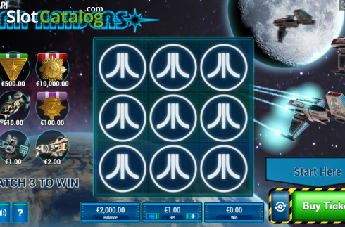 Οθόνη2. Star Raiders Scratch Κουλοχέρης 