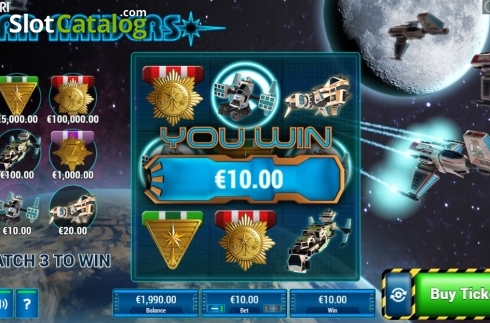 Οθόνη4. Star Raiders Scratch Κουλοχέρης 