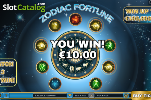 Οθόνη4. Zodiac Fortune Scratch Κουλοχέρης
