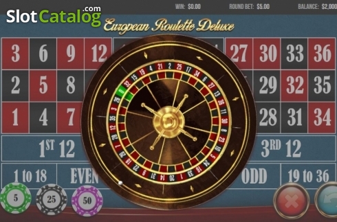 Οθόνη4. European Roulette Deluxe (Wizard Games) Κουλοχέρης