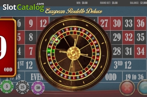 Οθόνη5. European Roulette Deluxe (Wizard Games) Κουλοχέρης