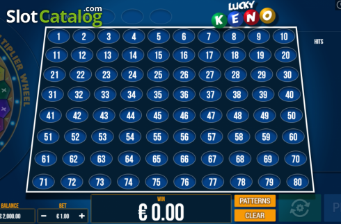 Οθόνη2. Lucky Keno Κουλοχέρης