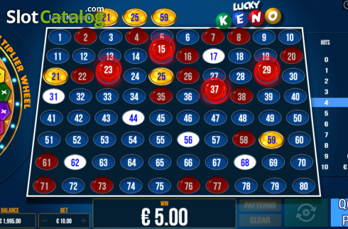 Οθόνη5. Lucky Keno Κουλοχέρης