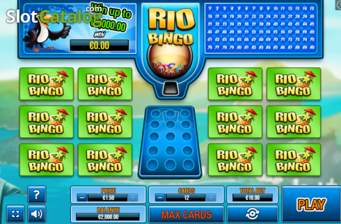 Οθόνη3. Rio Bingo Κουλοχέρης 
