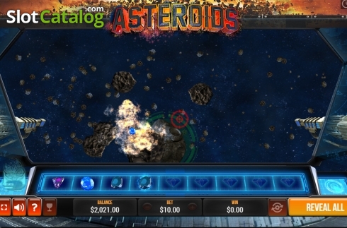 Οθόνη3. Asteroids Instant Win Κουλοχέρης