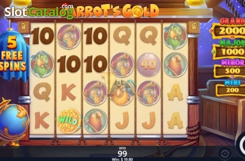 Οθόνη8. Parrot's Gold Κουλοχέρης