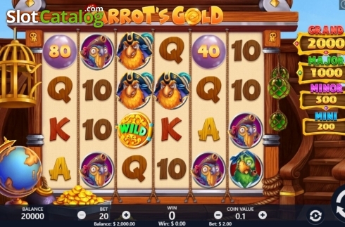Οθόνη3. Parrot's Gold Κουλοχέρης