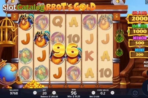 Οθόνη5. Parrot's Gold Κουλοχέρης
