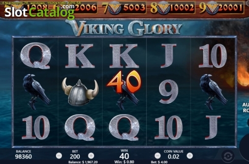 Οθόνη4. Viking Glory Κουλοχέρης