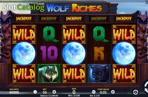 Οθόνη3. Wolf Riches Κουλοχέρης