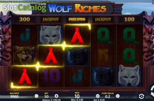Οθόνη4. Wolf Riches Κουλοχέρης