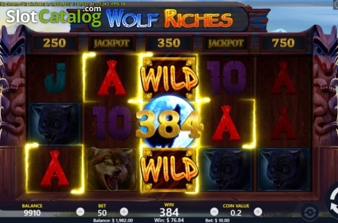 Οθόνη5. Wolf Riches Κουλοχέρης