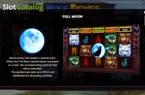Οθόνη9. Wolf Riches Κουλοχέρης