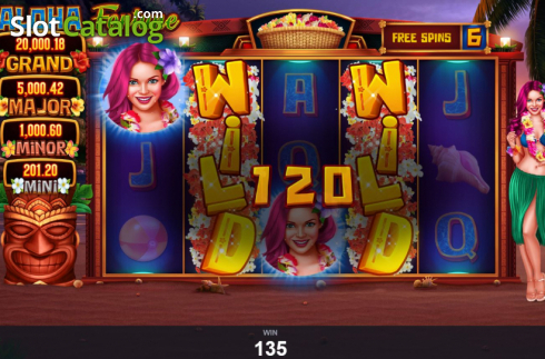 Οθόνη8. Aloha Fortune Κουλοχέρης