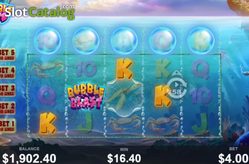 Οθόνη7. Bubble Hits Κουλοχέρης